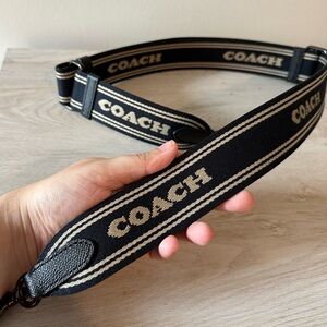 Coach canvas web strap